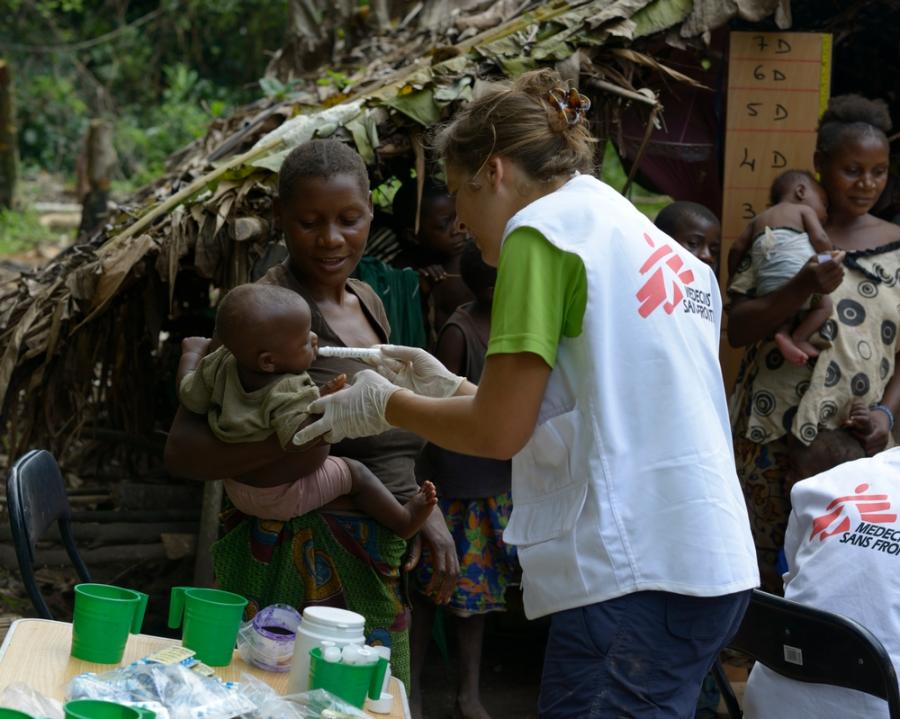 Pygmies affected by Yaws