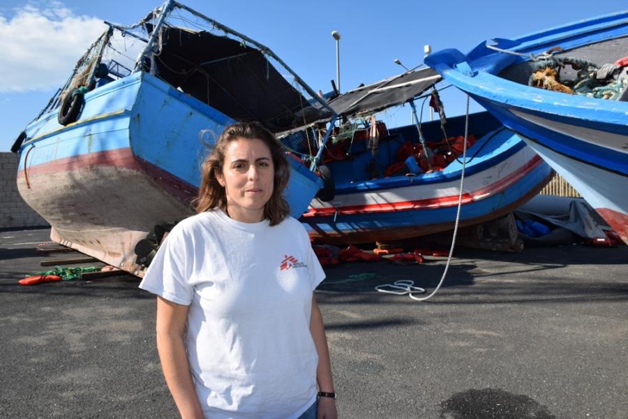 Boats from migrants arrival at Pozzallo Italy Boats from migrants arrival at Pozzallo Italy