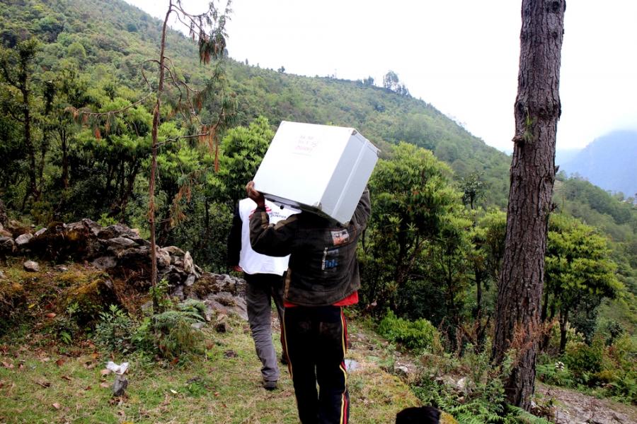 Mobile clinic in Sindhupalchowk and Pasuwa districts, Nepal