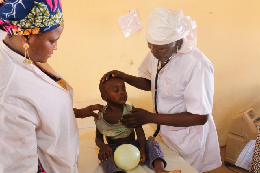 Meningitis, Lazaret center in Niamey Meningitis, Lazaret center in Niamey