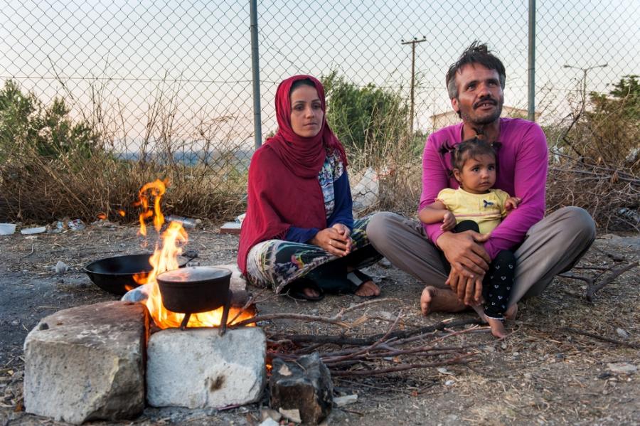 Kara Tepe Camp in Lesbos, Greece. Kara Tepe Camp in Lesbos, Greece.