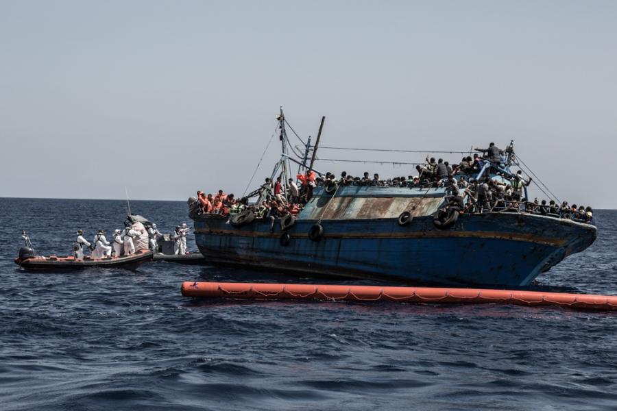 Bourbon Argos Rescue In The  Mediterranean Sea 6th August