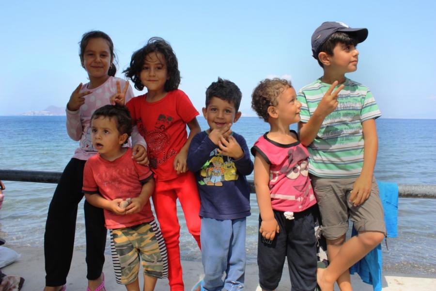 Refugee children of Kos