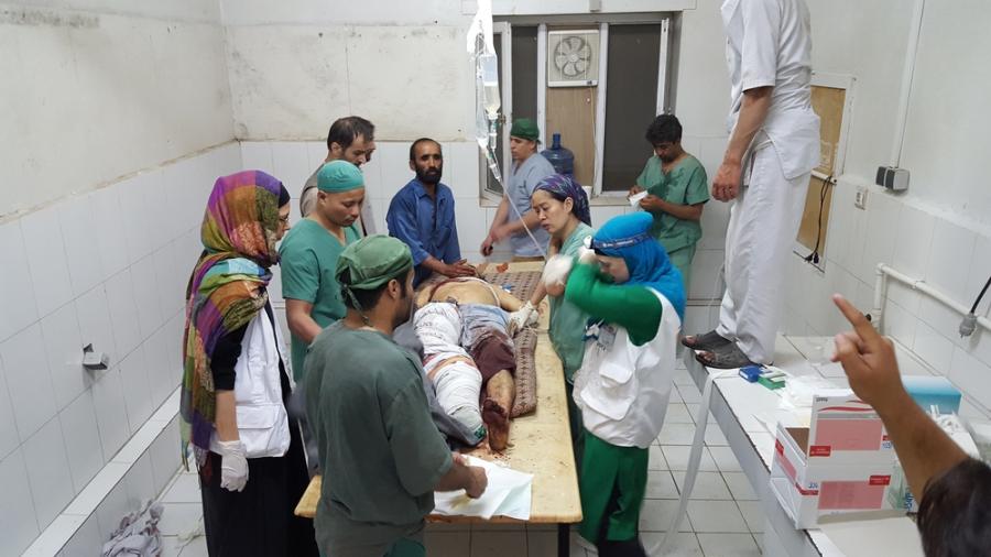 MSF Staff Killed and Hospital Partially Destroyed in Kunduz, Afghanistan. MSF Staff Killed and Hospital Partially Destroyed in Kunduz, Afghanistan.