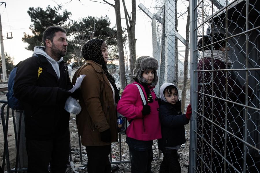 On The Greek Macedonian Border at Idomeni. On The Greek Macedonian Border at Idomeni.