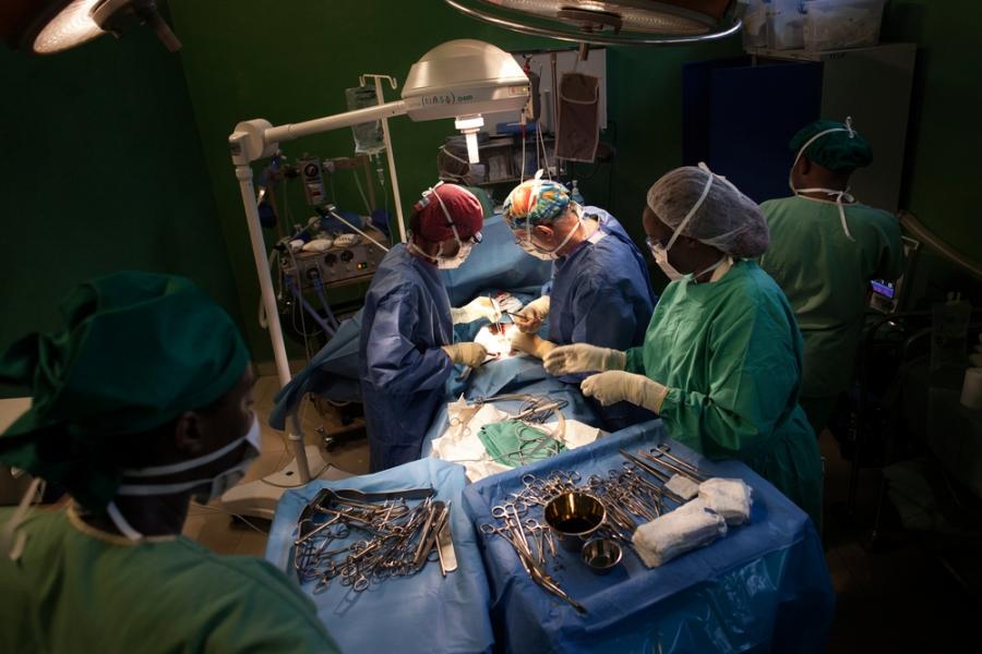 MSF's trauma centre in Bujumbura,Burundi