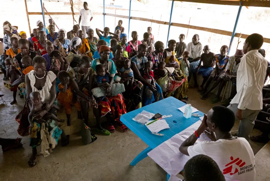 MSF medical centre in Pibor, South Sudan