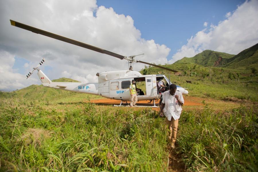 Aid Drops In Remote Areas Of Haiti