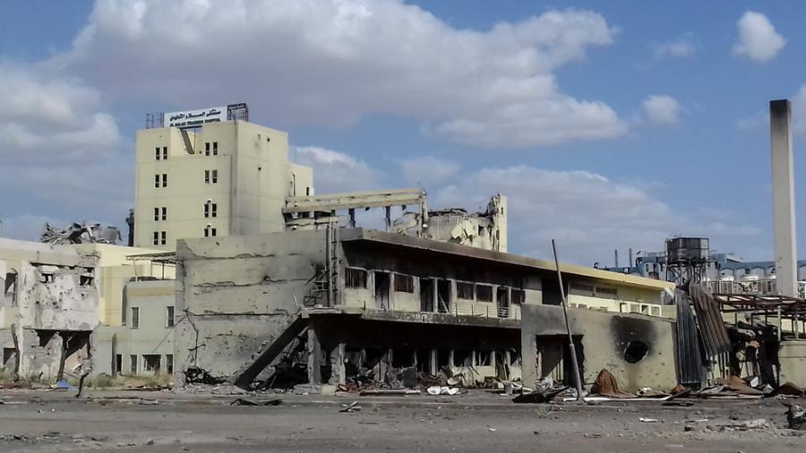Health facilities damaged inside Mosul