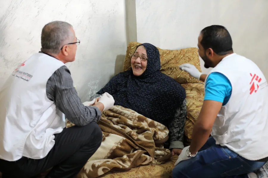 Diabetes Day - Syrian and Jordanian patients living with diabetes in Irbid