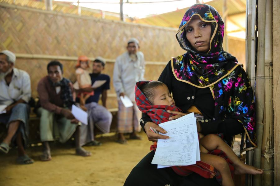 MSF activities and daily life of the refugees in Tasnimarkhola camp.