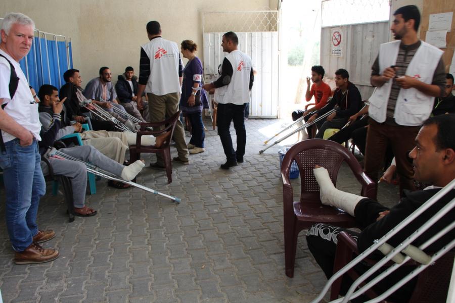 Admission of trauma patients following Palestinian March of Return