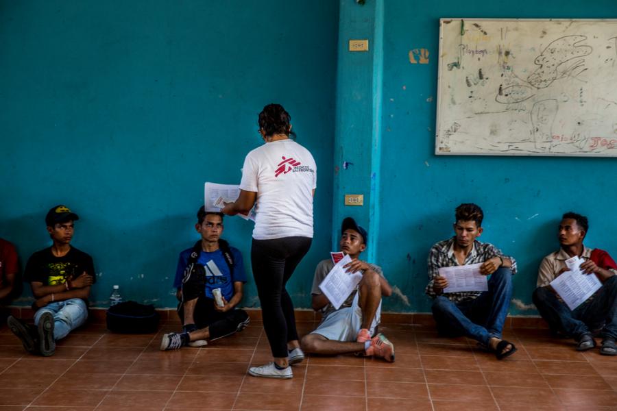 Migrants and Refugees in Mexico shelters Migrants and Refugees in Mexico shelters