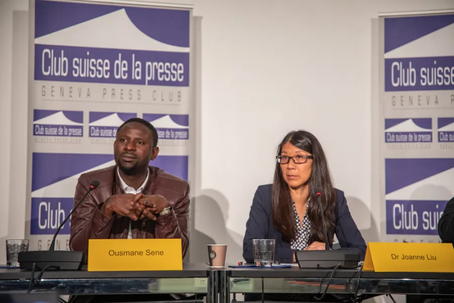 Ebola Press Conference in Geneva