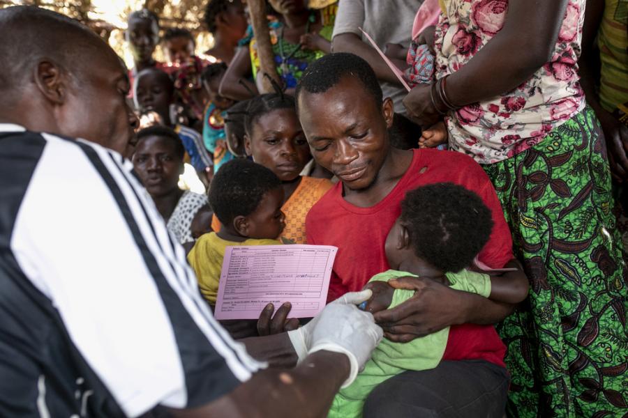 Measles campaign in DRC