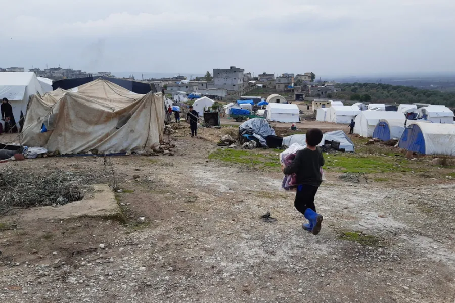 Despair and displacement in wintery northwest Syria