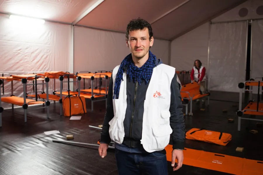 Cristian Reynders, MSF Field Coordinator for Northwest Syria