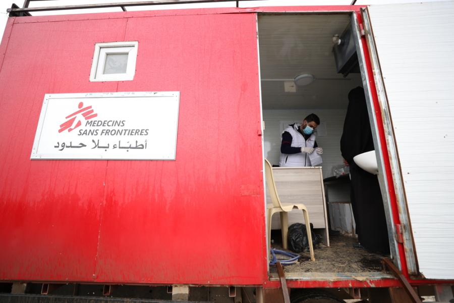 Die mobile Klinik von Ärzte ohne Grenzen in Nordwest-Syrien