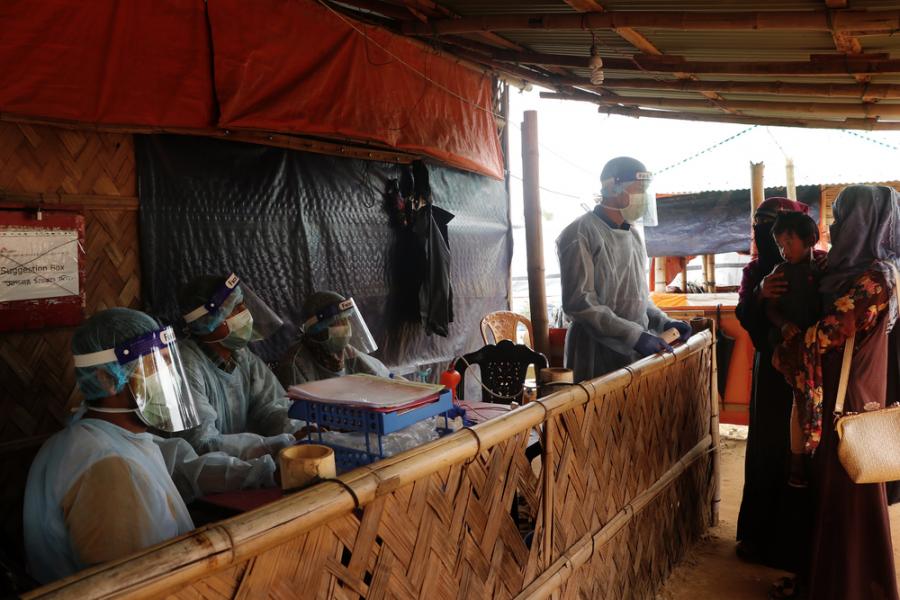Triage-Bereich in unserer Mutter-Kind-Klinik in Cox's Bazar
