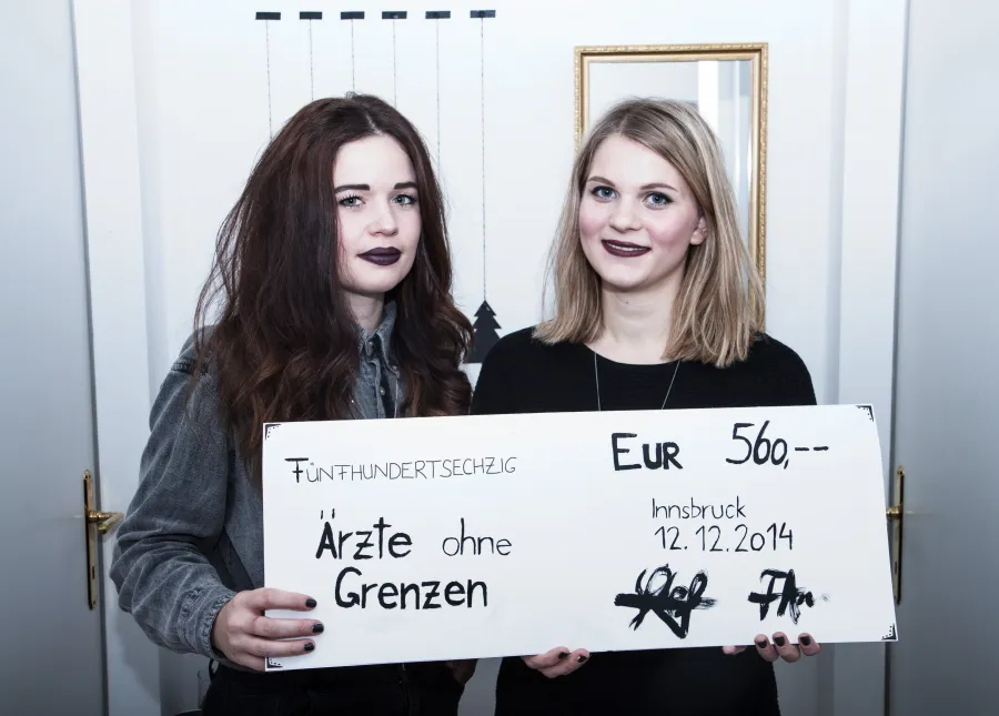 Stefanie Mayerl und Franziska Auer, Christkindlmarkt für Ärzte ohne Grenzen