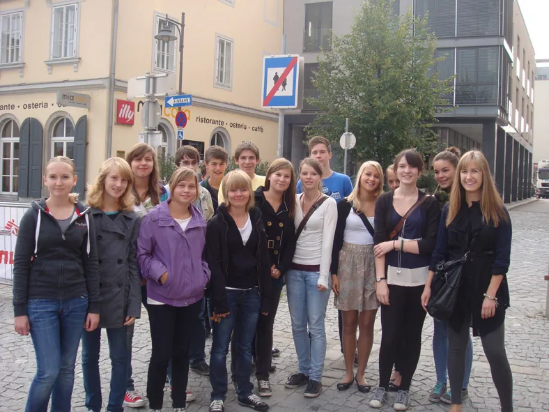 Ausstellungsbesuch des Georg von Peuerbach-Gymnasiums aus Linz