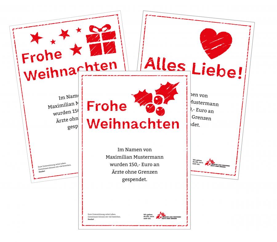 Weihnachtsurkunden
