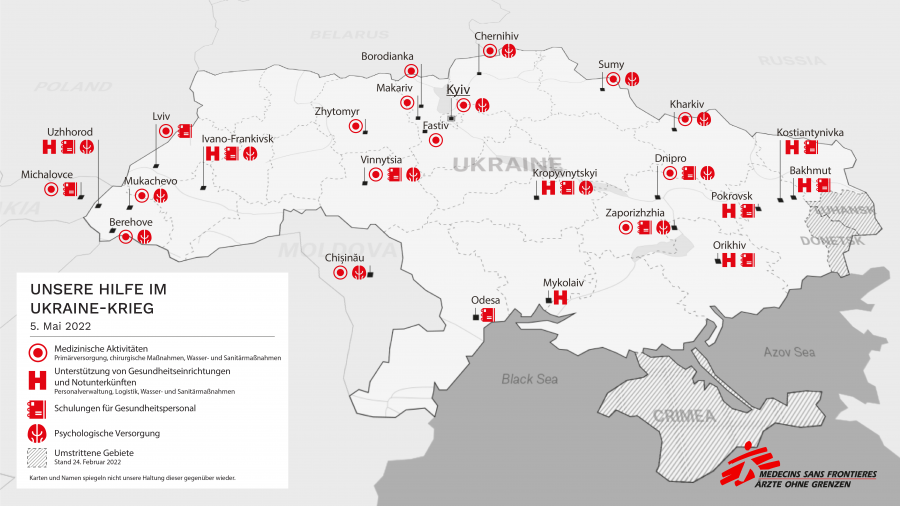 Unsere Hilfe in der Ukraine Mai