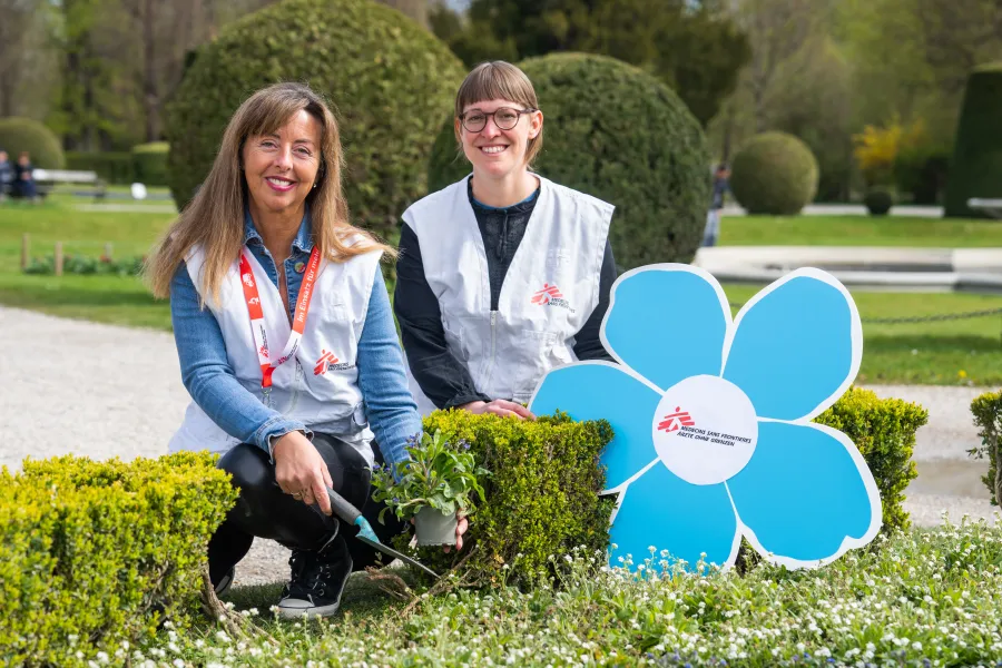 Daniela und Elisabeth sagen Danke