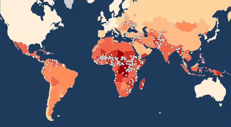 Klimakarte von Ärzte ohne Grenzen