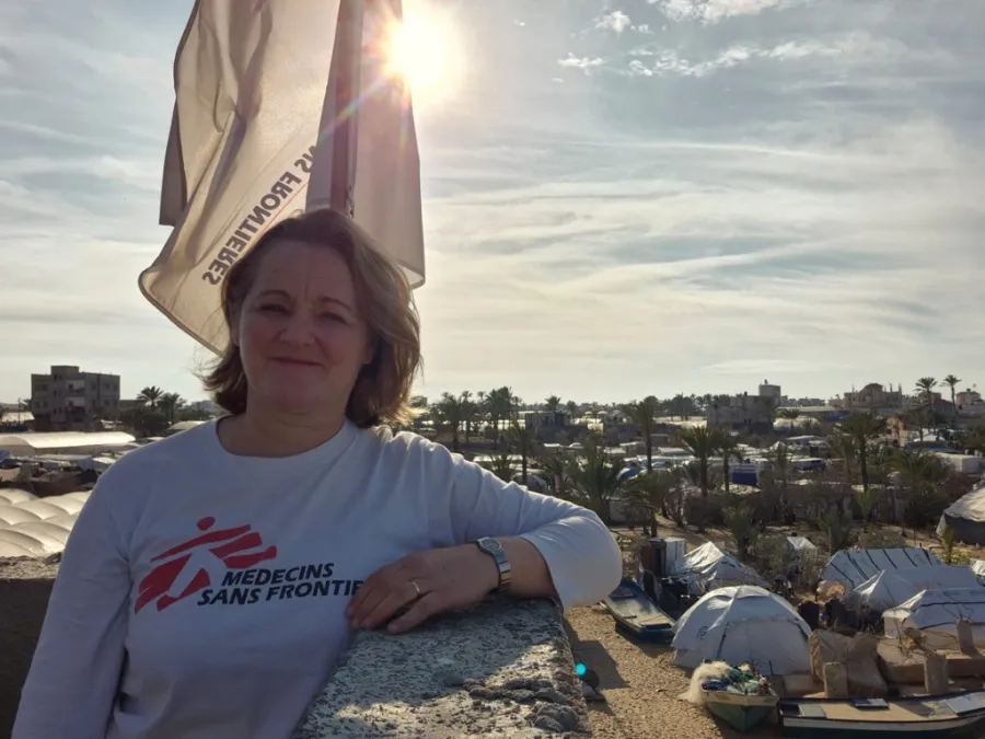 Katrin Glatz Brubakk von Ärzte ohne Grenzen in Gaza