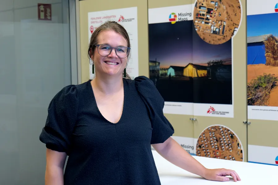 Ann de Schutter, GIS Expertin von Ärzte ohne Grenzen