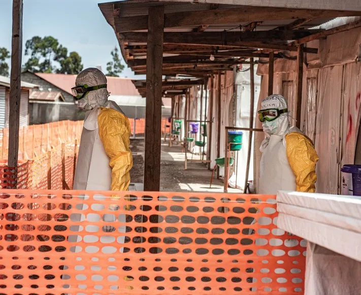 Ebola-Behandlungszentrum nahe Goma