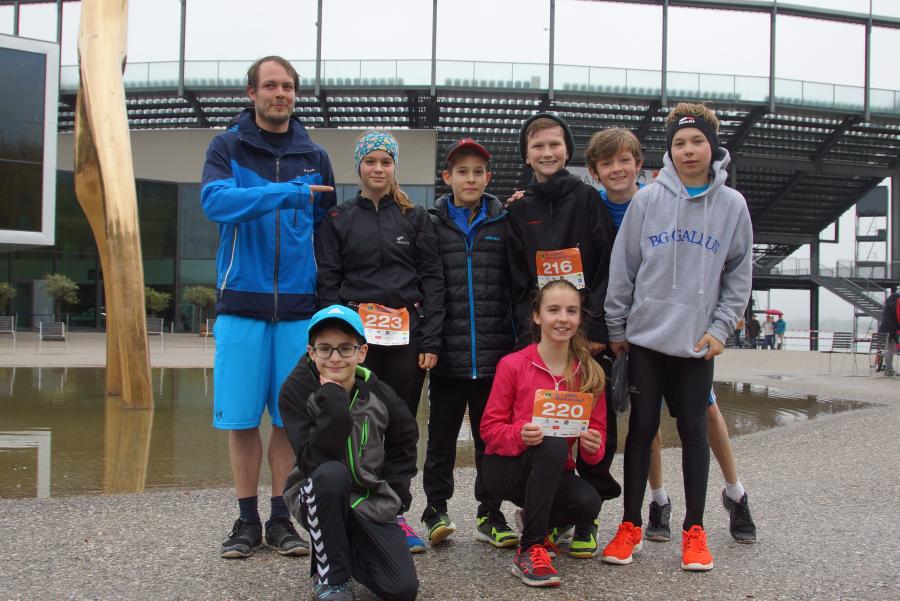 Läufer und Läuferinnen des BG Gallusstraße Bregenz