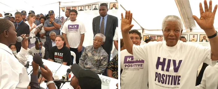 Nelson Mandela Pressekonferenz