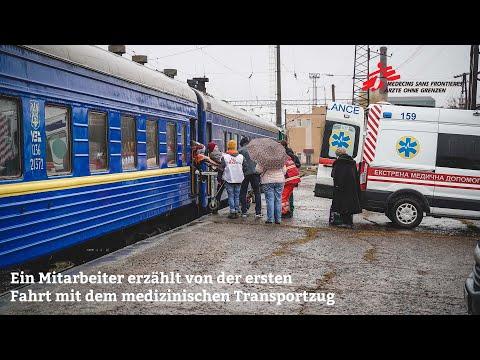 Video Medizinischer Transportzug nach Lwiw