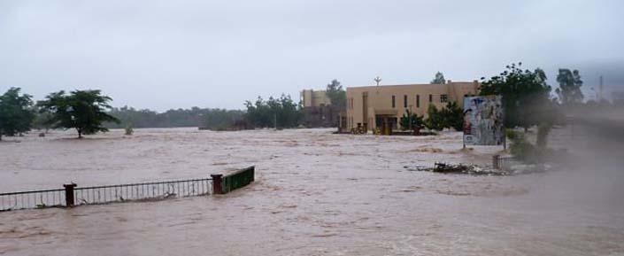 Burkina Faso 2009: Überschwemmungen nach heftigen Regenfällen in Ouagadougou