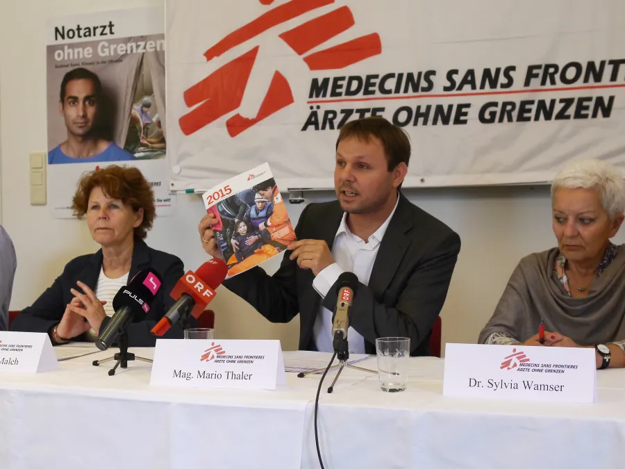Jahresbericht 2015: Ärzte ohne Grenzen warnt vor humanitären Folgen der österreichischen Asylpolitik