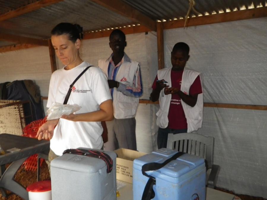 Barbara Trattnig im Südsudan