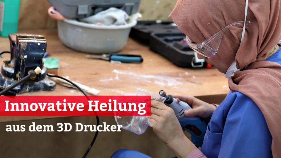 Gaza: Innovative Heilung aus dem 3D Drucker