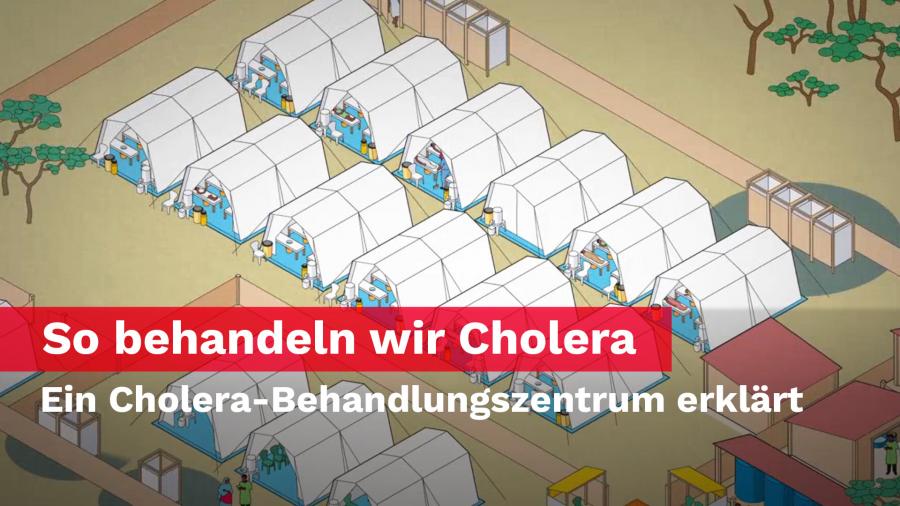 Cholera-Behandlungszentrum von Ärzte ohne Grenzen