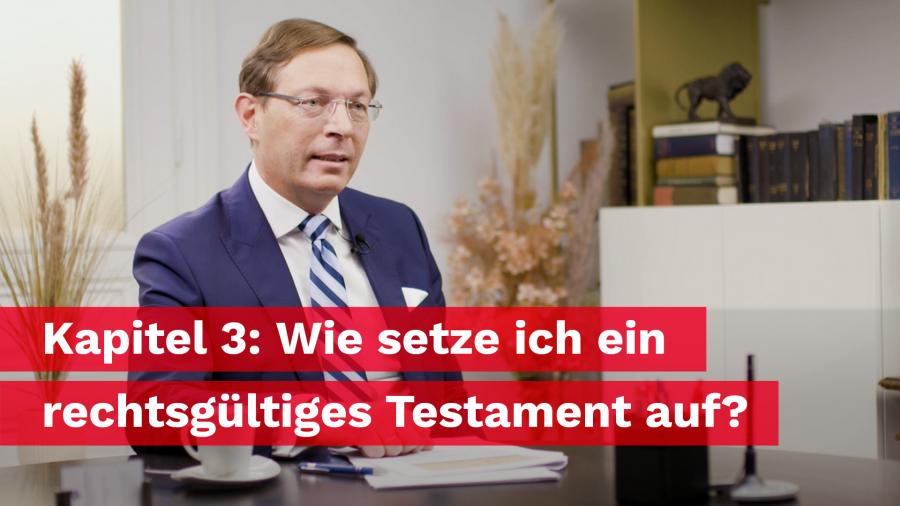 Erben und Vererben Kapitel 3: Wie setze ich ein rechtsgültiges Testament auf? | Ärzte ohne Grenzen