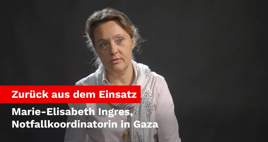 Marie-Elisabeth Ingres aus dem Gazastreifen