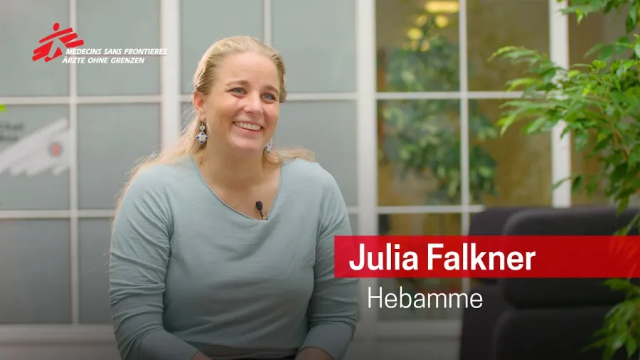 Julia Falkner, Hebamme bei Ärzte ohne Grenzen