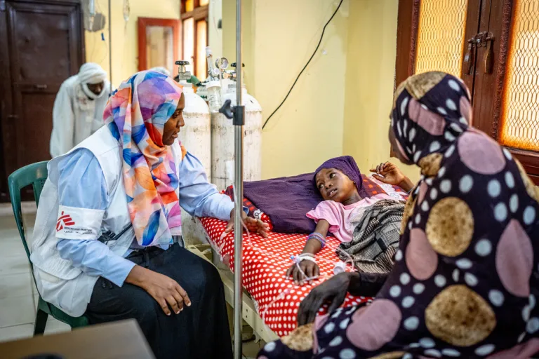 Treating respiratory distress in Nyala Teaching Hospital