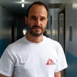 MSF International President, Dr. Christos Christou, in Rondônia, Brazil