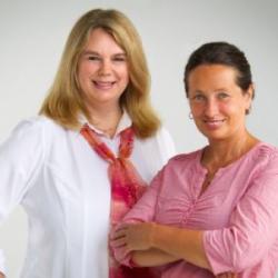 Karin Bobik-Henning und Martha Berger von unserem Spender:innen-Service
