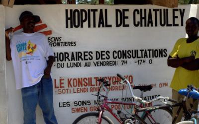 Ärzte ohne grenzen Krankenhaus in Leogane Haiti