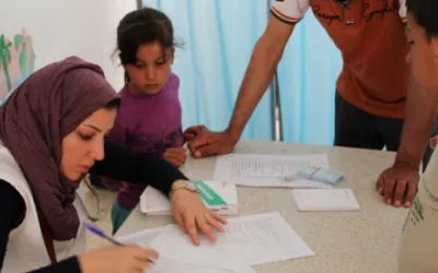 Teams von Ärzte ohne Grenzen leisten mit mobilen Kliniken medizinische Hilfe für Vertriebene