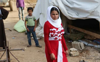 Die 19-jährige Amina musste mit ihrer Familie aus dem syrischen Raqqa in den Libanon flüchten