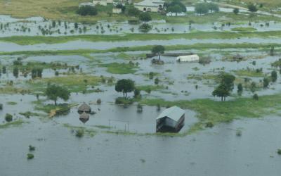 Floodings in South Sudan - aerial images